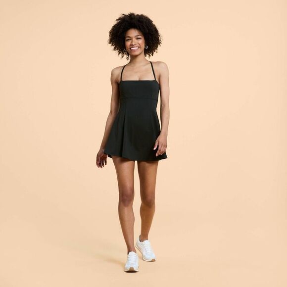 Open Box - Blogilates -  Women's Everything Active Dress - Black Black - Picture 1 of 4